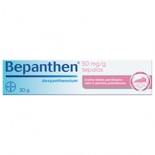 Vaistas odos žaizdų gijimui Bepanthen 5 % tepalas žaizdų gijimui, 30g | Mano Vaistinė