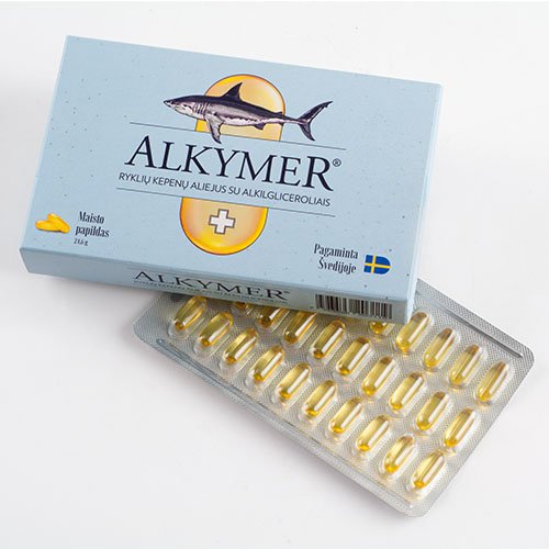 Maisto papildas imunitetui Alkymer 250 mg kapsulės, N60 | Mano Vaistinė