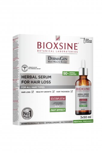 Serumas nuo plaukų slinkimo BIOXSINE, 50 ml, 3 vnt. | Mano Vaistinė