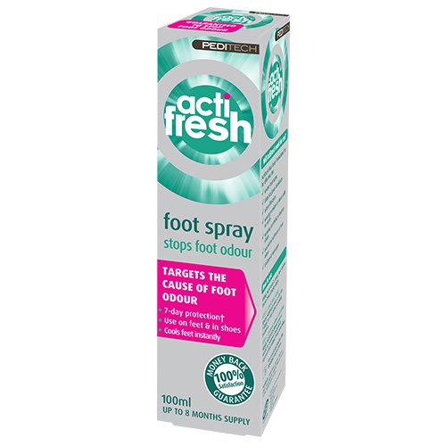 Acti Fresh purškalas nuo nemalonaus kojų ir batų kvapo (poveikis iki 7 d.) 100ml | Mano Vaistinė