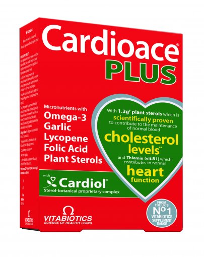 Supplements for cardiovascular system Cardioace Plus Capsules, N60 | Mano Vaistinė