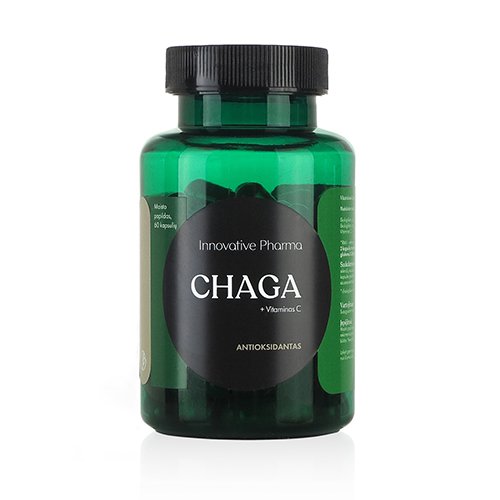 Chaga + Vitaminas C Maisto papildas, N30 | Mano Vaistinė