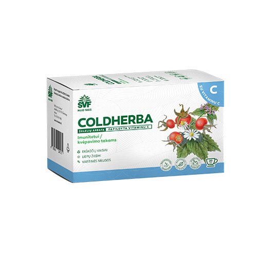 Coldherba žolelių arbata su vit. C 2g N20  ŠVF/AC | Mano Vaistinė