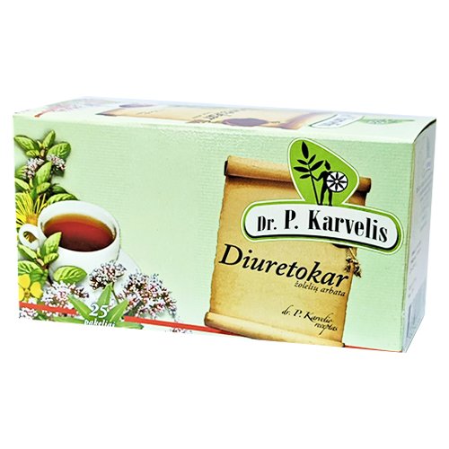 Arbatos ir vaistažolės šlapimo sistemai Diuretokar žolelių arbata, 1 g, N25 | Mano Vaistinė