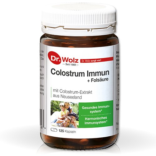 Dr.Wolz Colostrum Immun kapsulės N125 | Mano Vaistinė