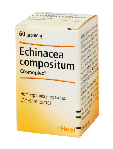 Homeopatinis vaistas Echinacea compositum Cosmoplex tabletės, N50 | Mano Vaistinė