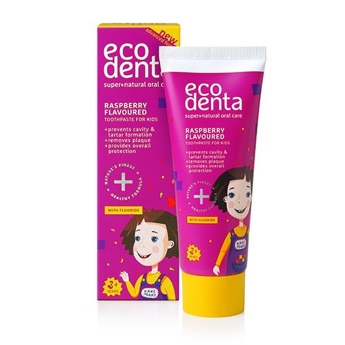 Burnos higienos priemonė, vaikiška dantų pasta Ecodenta Kakės Makės dantų pasta vaikams, 75 ml  | Mano Vaistinė