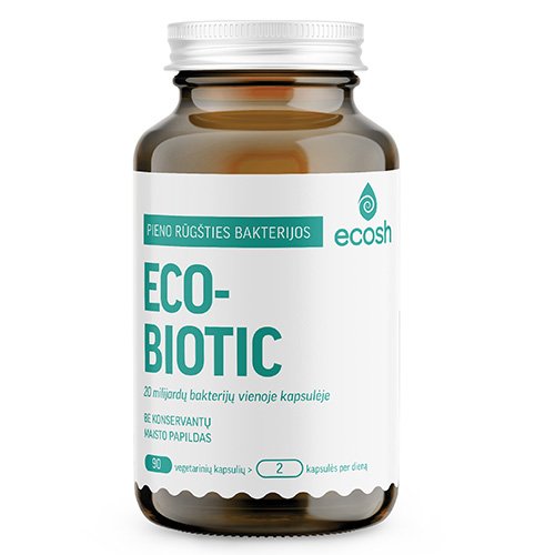 ECOSH Ecobiotic, 90 kapsulių | Mano Vaistinė