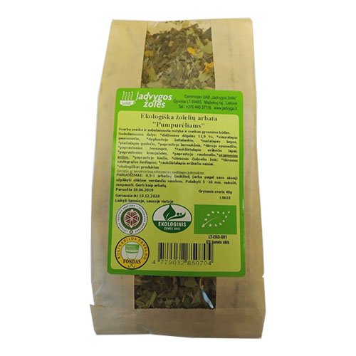 Arbatos ir vaistažolės  Ekologiška žolelių arbata vaikams Pumpurėliams, 40 g | Mano Vaistinė