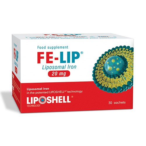 FE-LIP Liposominė geležis 20 mg paketėliai 5g N30 | Mano Vaistinė