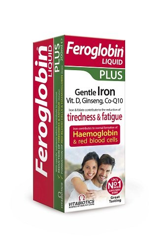 Maisto papildas, geležis Feroglobin Plus geležies sirupas, 200 ml | Mano Vaistinė