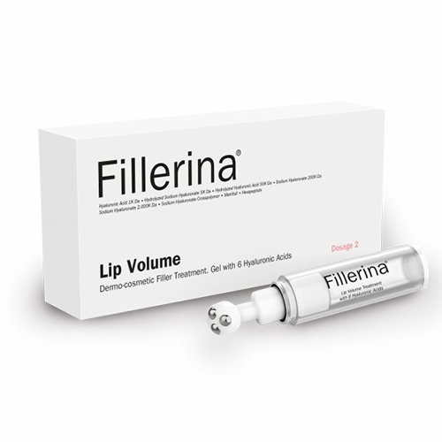 Lip volume lūpų apimtį didinantis pieštukas su 6 hialurono rūgštimis ir peptidais FILLERINA, 1 lygis | Mano Vaistinė