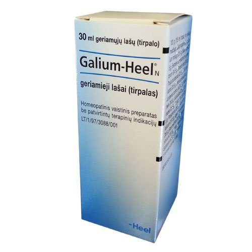 Homeopatinis preparatas nuo skausmo Galium-Heel N geriamieji lašai, 30 ml | Mano Vaistinė