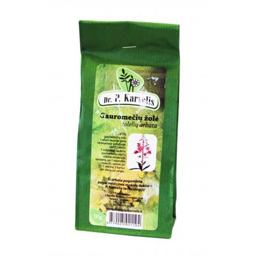 Arbatos ir vaistažolės Gauromečių žolė, žolelių arbata, 50 g (K) | Mano Vaistinė