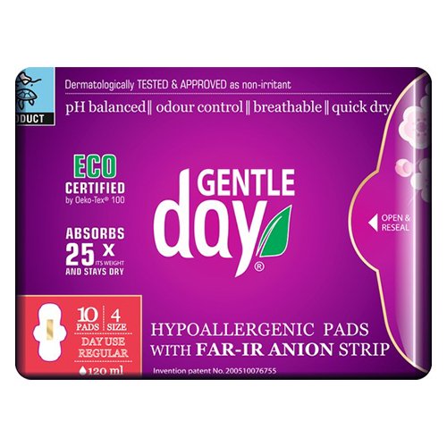 Higieniniai paketai Gentle Day Far-IR Anion paketai, dieniniai, higieniniai, N10 | Mano Vaistinė