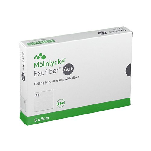 Exufiber Ag+ 5cmx5cm N10 | Mano Vaistinė