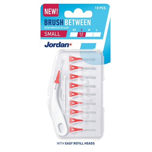 Šepetėliai tarpdančiams Jordan Clinic tarpdančių šepetėliai, S, 0.5 mm, N10 | Mano Vaistinė