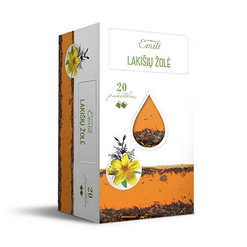 Žolelių arbata medžiagų apykaitai gerinti Lakišių žolė 1.5 g, N20 (Emili) | Mano Vaistinė