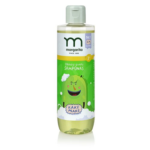 Plaukų priežiūros priemonė, vaikiškas šampūnas Margarita Kakės Makės šampūnas, 250 ml | Mano Vaistinė