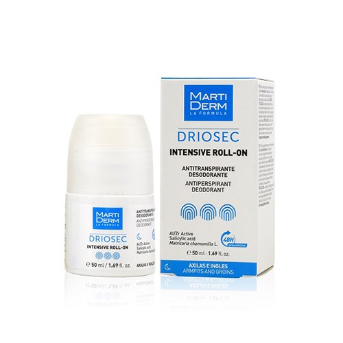 Antiperspirantas ir dezodorantas MARTIDERM Driosec Roll-On rutulinis antiperspirantas, 50 ml | Mano Vaistinė