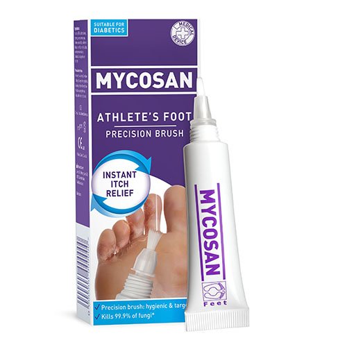 Preparatas nuo grybelio Mycosan priešgrybelinis pėdų gelis, 15 ml | Mano Vaistinė