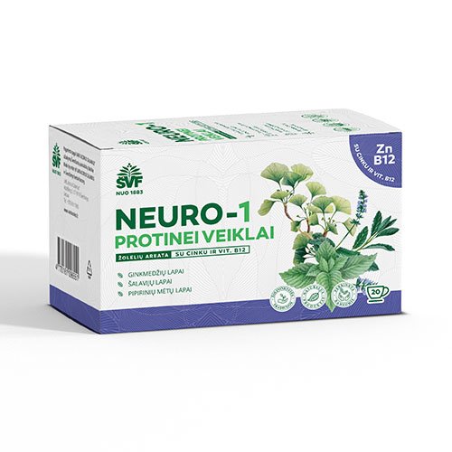 Arbatos ir vaistažolės nervų sistemai Neuro-1, žolelių arbata 1.5 g, N20 (AC) | Mano Vaistinė