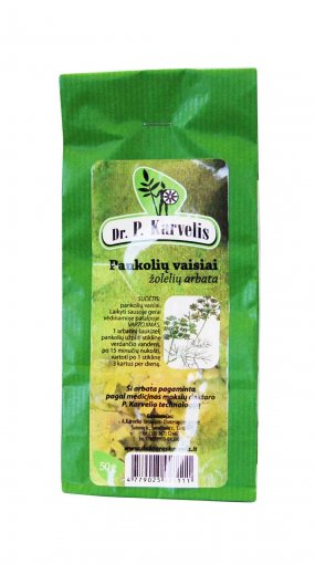 Arbatos ir vaistažolės Pankolių vaisiai, žolelių arbata, 50 g | Mano Vaistinė