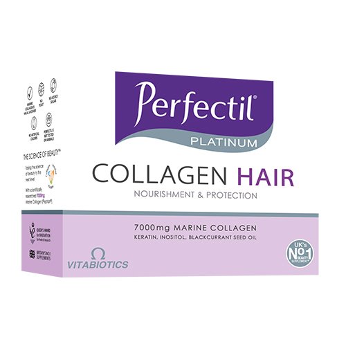 Maisto papildas plaukams PERFECTIL Platinum Collagen Hair Drink, skystasis kolagenas 50 ml 10 vnt.  | Mano Vaistinė