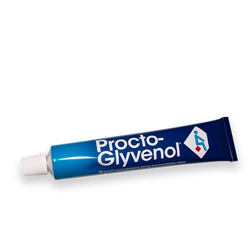 Vaistas venų, kraujagyslių apsaugai  Procto-Glyvenol 50 mg/20 mg/g kremas hemorojaus simptomams mažinti, 30 g | Mano Vaistinė