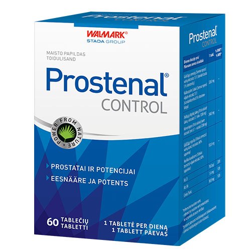 Specializuoti maisto papildai vyrams Prostatai PROSTENAL CONTROL, 60 tab. | Mano Vaistinė