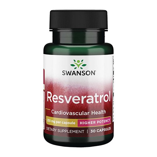 Maisto papildas širdžiai ir kraujotakai Resveratrolis 250 mg kapsulės, N30 | Mano Vaistinė