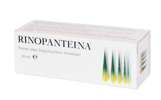 Preparatas nosiai Rinopanteina nosies lašai, 30 ml | Mano Vaistinė