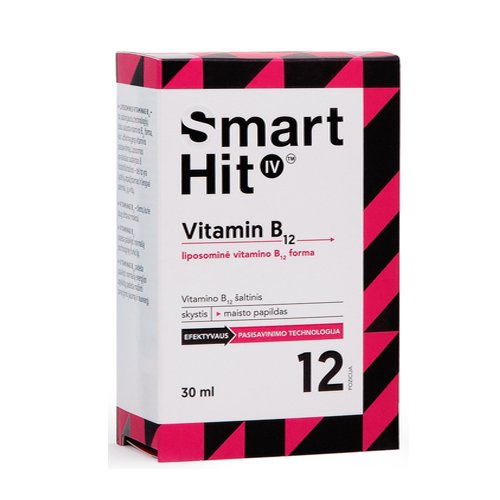 Vitamino B preparatas SmartHit IV Vitamin B12, 30 ml | Mano Vaistinė