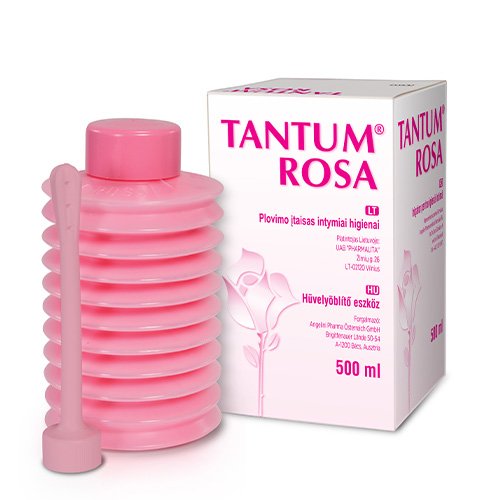 Intymios higienos priemonė moterims Tantum Rosa irigatorius intymiai higienai, 500 ml | Mano Vaistinė
