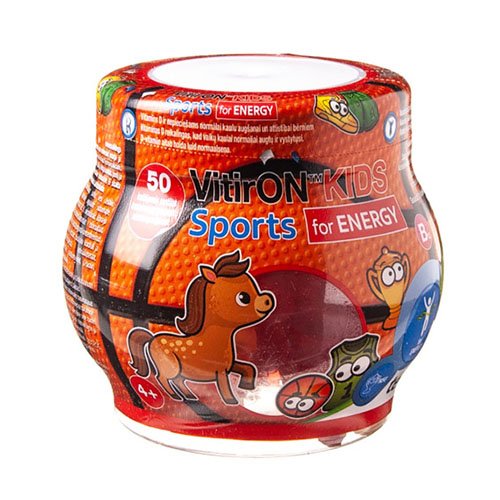 VitirON Kids Sports kramtomieji guminukai N50 | Mano Vaistinė