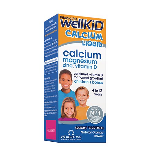 Maisto papildas vaikams Wellkid Calcium sirupas, 150 ml | Mano Vaistinė