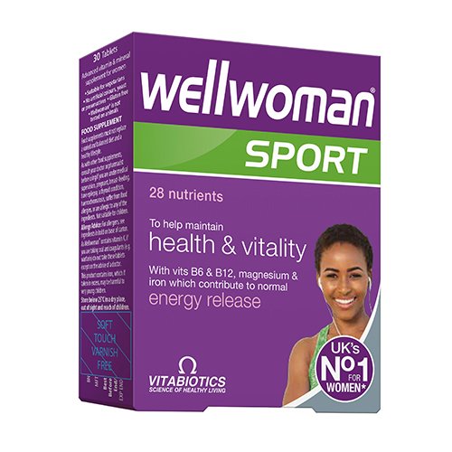 Food supplements for women Wellwoman Sport Tablets, N30 | Mano Vaistinė