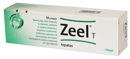 Homeopatinis vaistas Zeel T tepalas sąnariams, 50 g | Mano Vaistinė