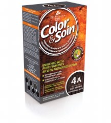 Color & Soin ilgalaikiai natūralūs plaukų dažai (4A), 135 ml