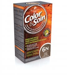 Color & Soin ilgalaikiai natūralūs plaukų dažai (6N), 135 ml