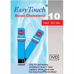 EasyTouch Cholesterolio kiekio kraujyje tyrimo juostelės N10