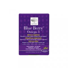 New Nordic Blue Berry / mėlynė Omega-3 kapsulės, N60