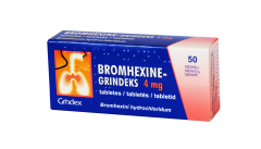 Bromhexine 4 mg tabletės, N50
