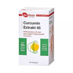 Dr.Wolz Curcumin Extract 45 kapsulės N90