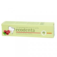 Ecodenta 2 in 1 Organic Refreshing Toothpaste from Plaque, 100 ml