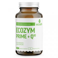 ECOSH Ecozym Prime + kofermentas Q10, 90 kapsulių