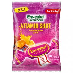 Pastilės su vitaminais ir saldikliais EM-EUKAL VITAMIN SHOT, 75g