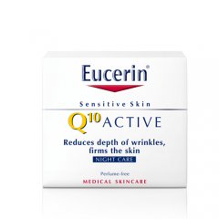 Naktinis veido kremas nuo raukšlių su Q10 EUCERIN, 50 ml