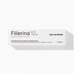 Dermatologinis gelinis užpildas lūpų sričiai FILLERINA 12 HA, 3 lygis