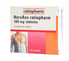 Herz ASS-Ratiopharm tabletės, N100